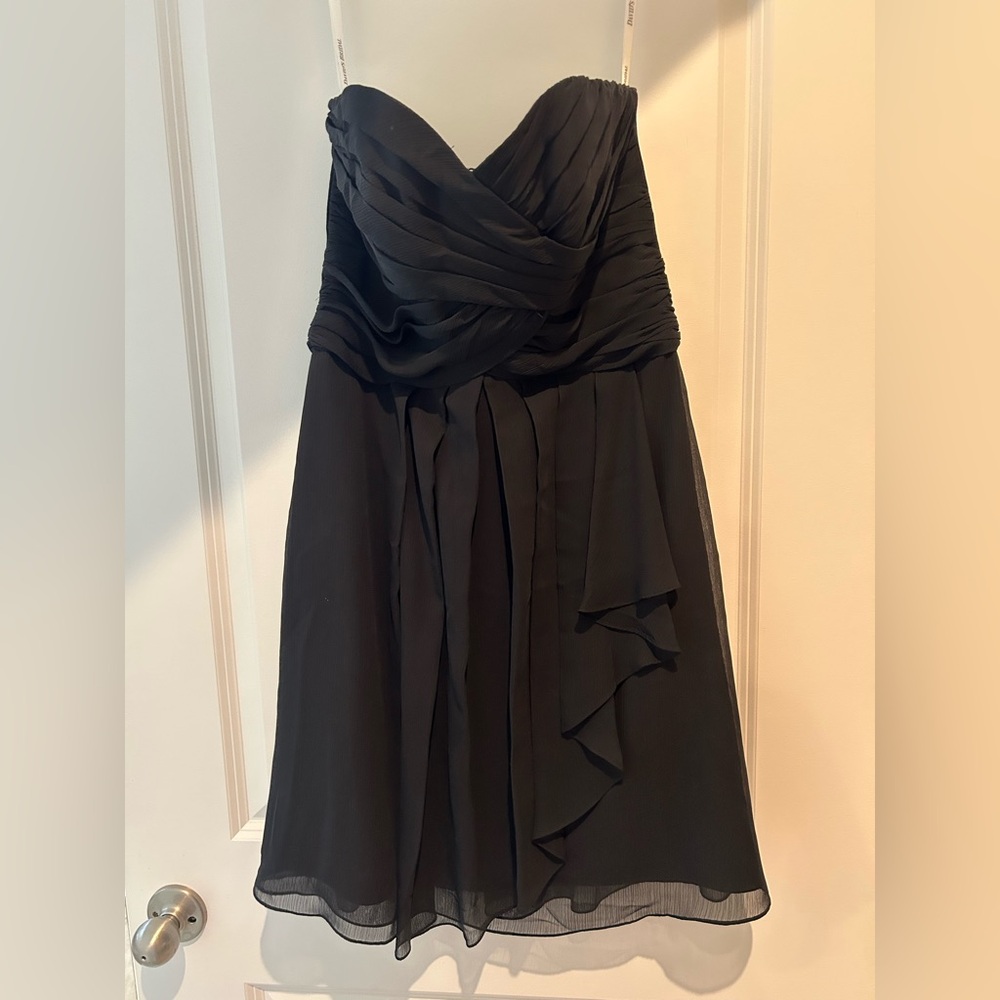 David’s bridal strapless dress